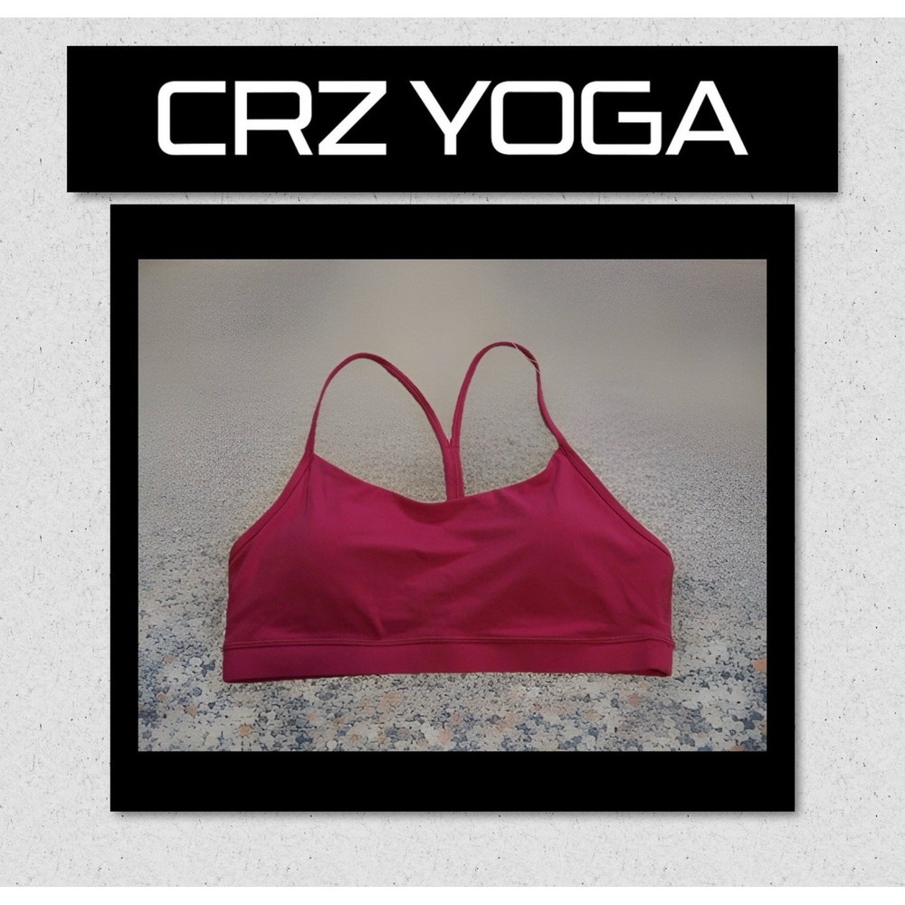 CRZ Yoga - NWT - Sports Bra - Hot Pink Barbie NEW - Workout - Wireless